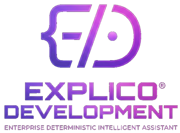 Explico Development - Secure Deterministic Intelligent Assistant